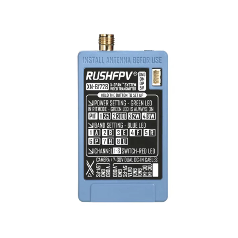 RUSHFPV 6.1‑7.2G 8W X61728 VTX - đánh giá và giá Fpv Drone Receiver