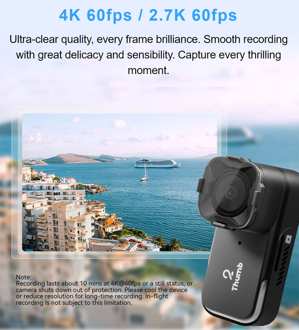 New Version RunCam Thumb 2 4K  - đánh giá và giá Fpv Drone Camera