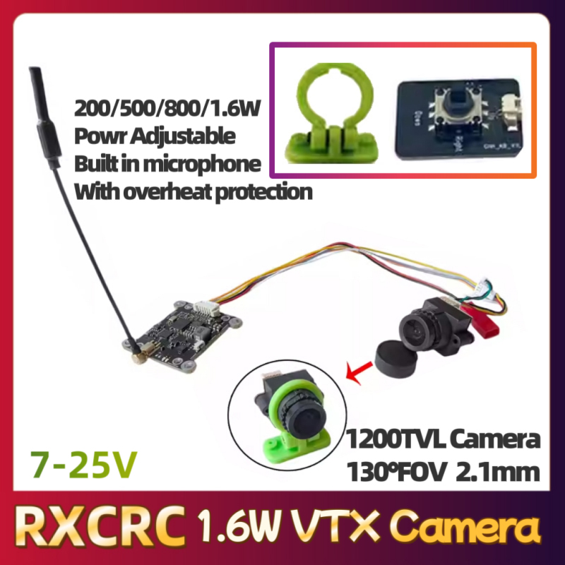 RXCRC 5.8G Module 48CH 1.6W VT - đánh giá và giá Fpv Drone Camera