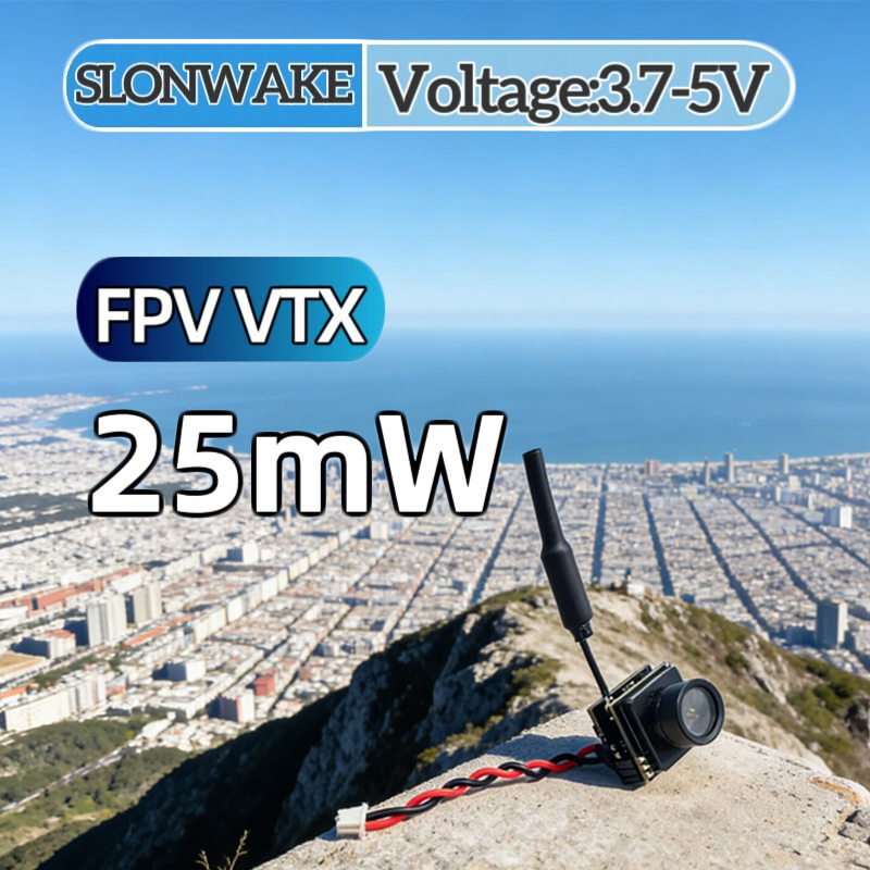 SLONWAKE FPV 25mW power simula - đánh giá và giá Fpv Drone Camera