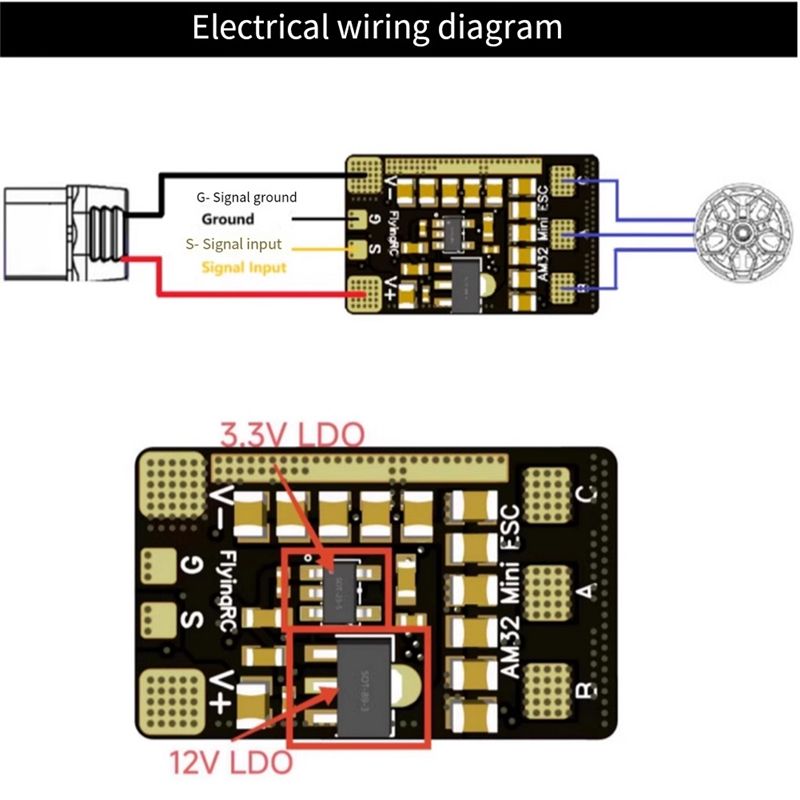 Best-AM32 ESC 40A 32-Bit Elect - đánh giá và giá Fpv Drone Esc