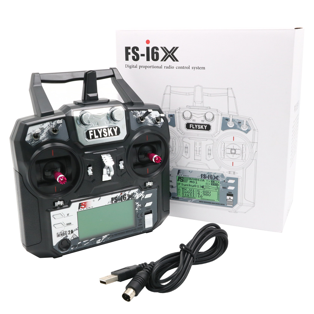 FLYSKY FS-i6X FS i6X 10CH 2.4G - đánh giá và giá Fpv Drone Battery